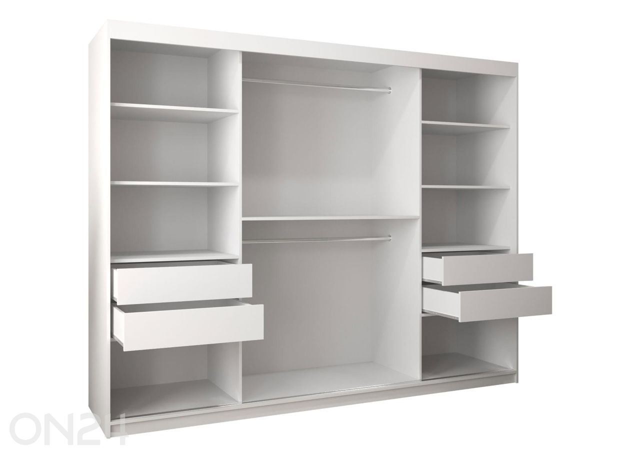 Шкаф-купе Flutes 250 см + LED увеличить