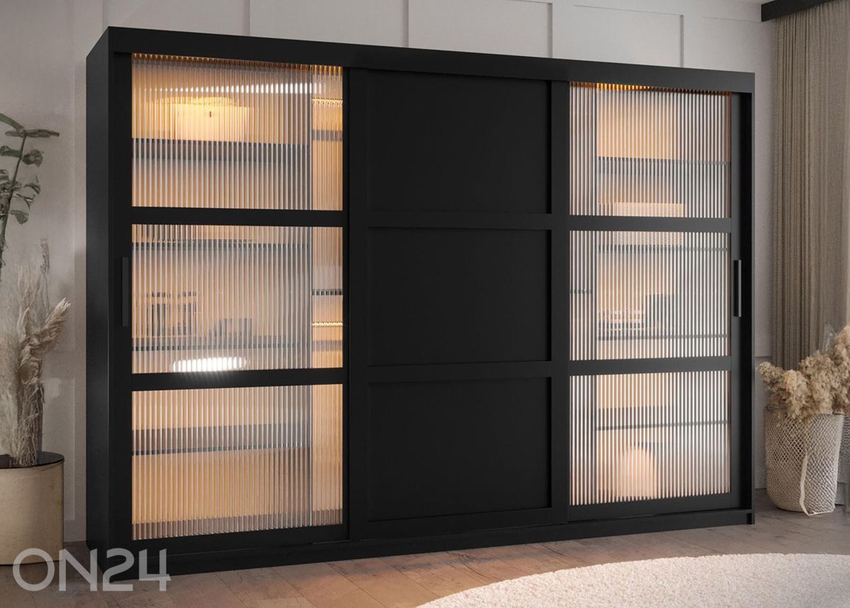 Шкаф-купе Flutes 250 см + LED увеличить