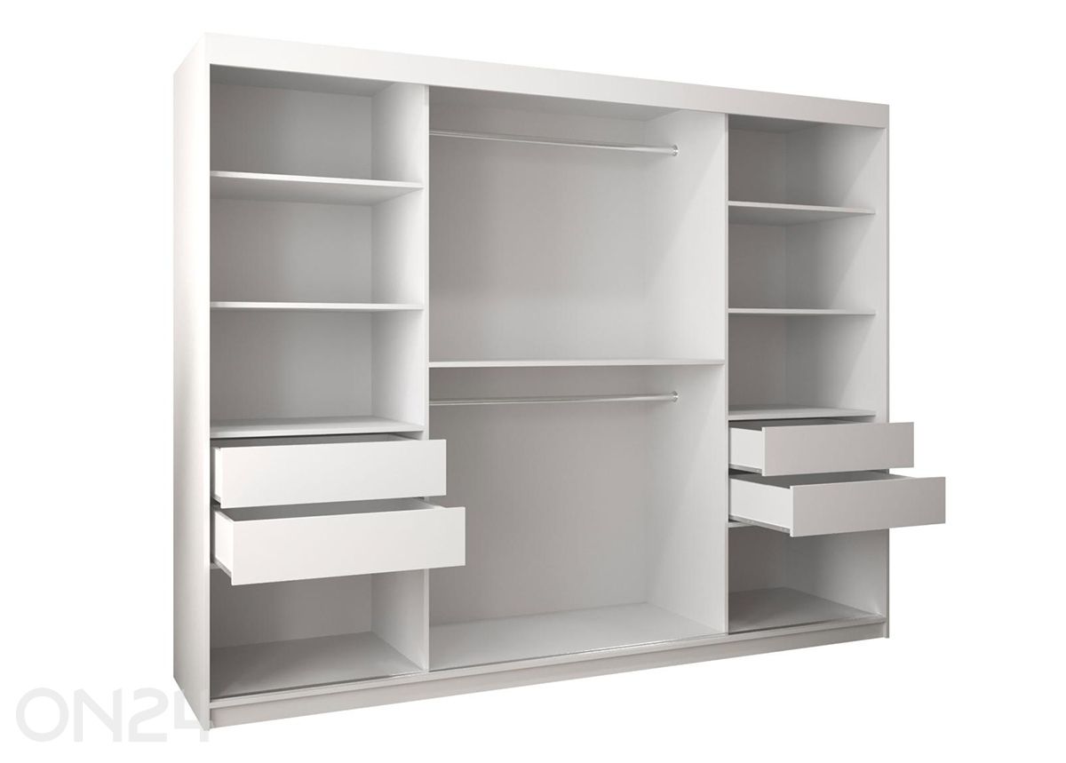 Шкаф-купе Flutes 250 см + LED увеличить