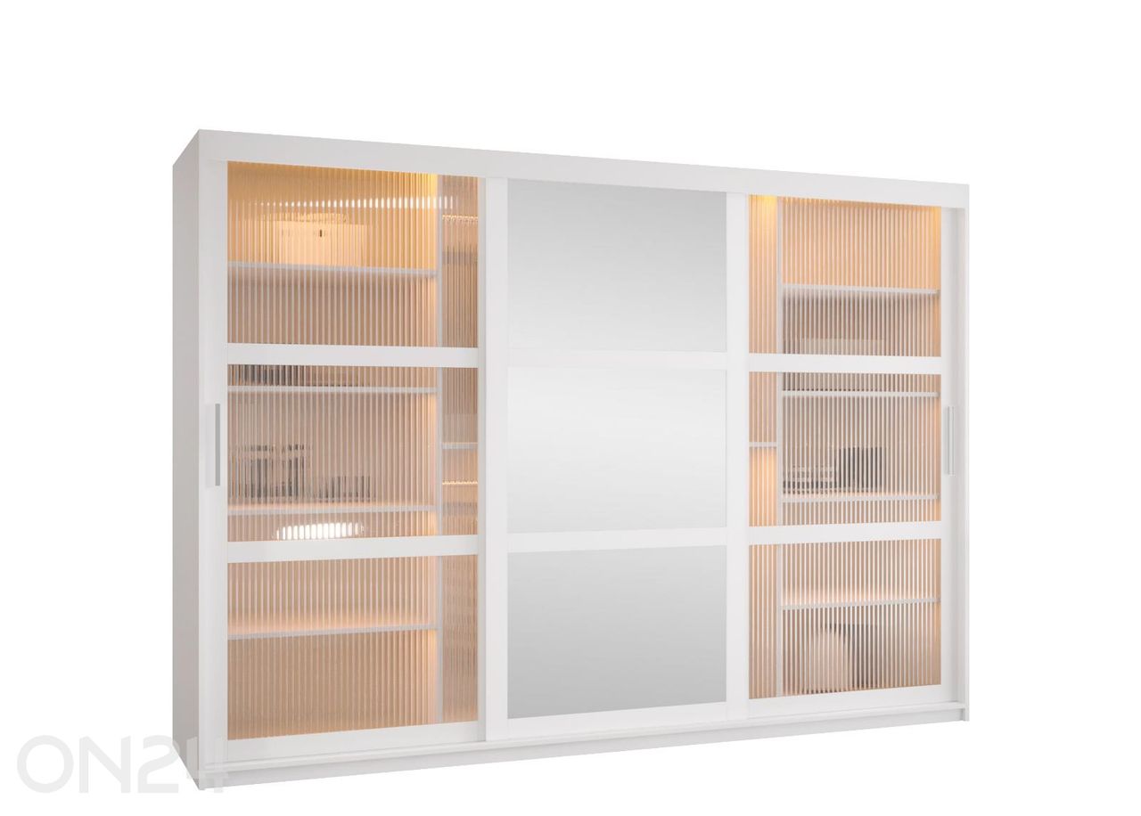 Шкаф-купе Flutes 250 см + LED увеличить