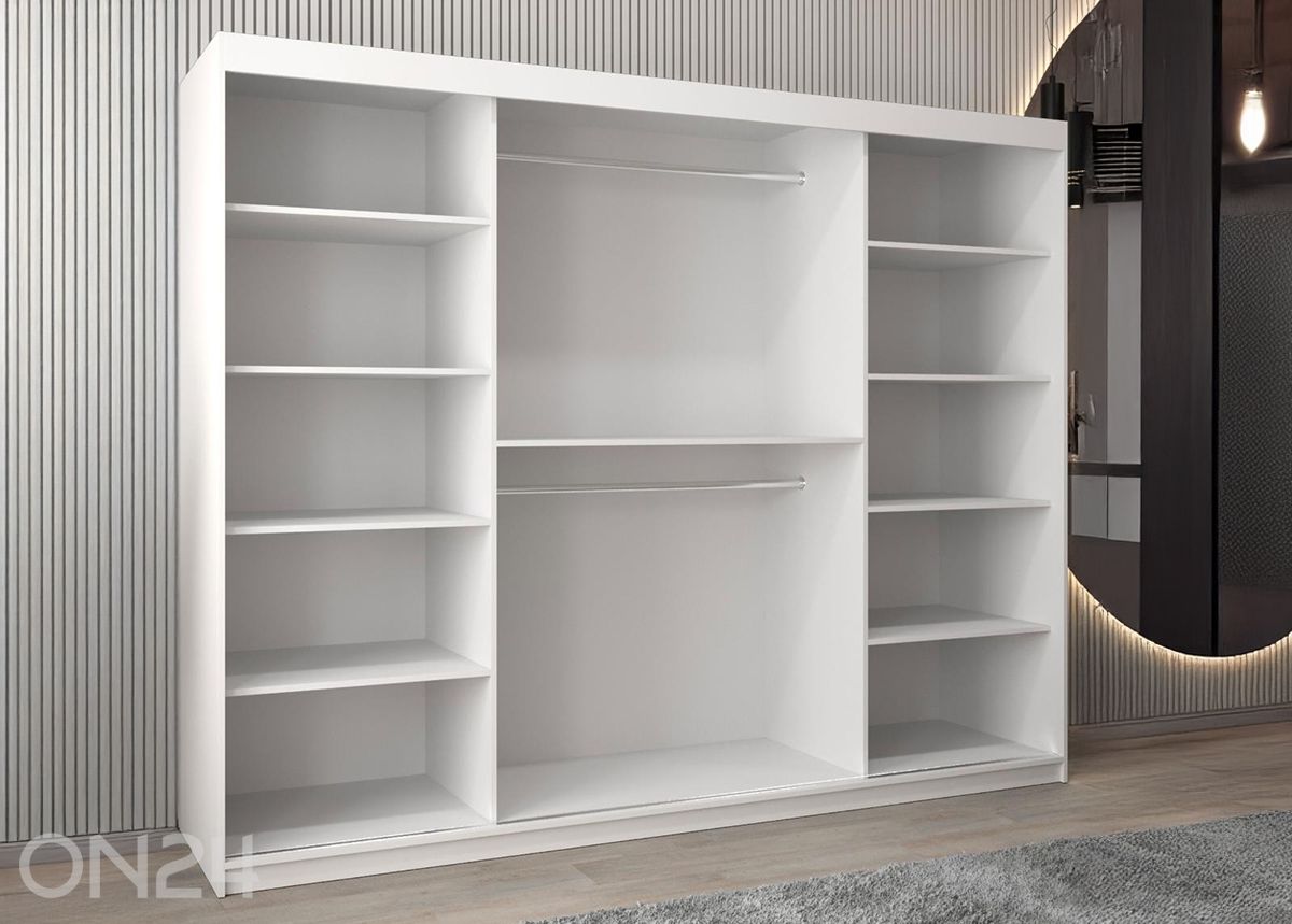 Шкаф-купе Flutes 250 см + LED увеличить