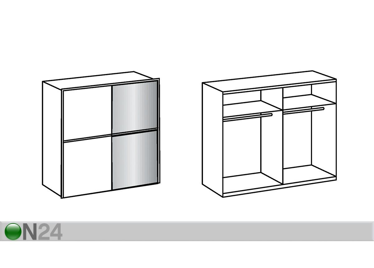 Шкаф-купе Frame 200 cm увеличить