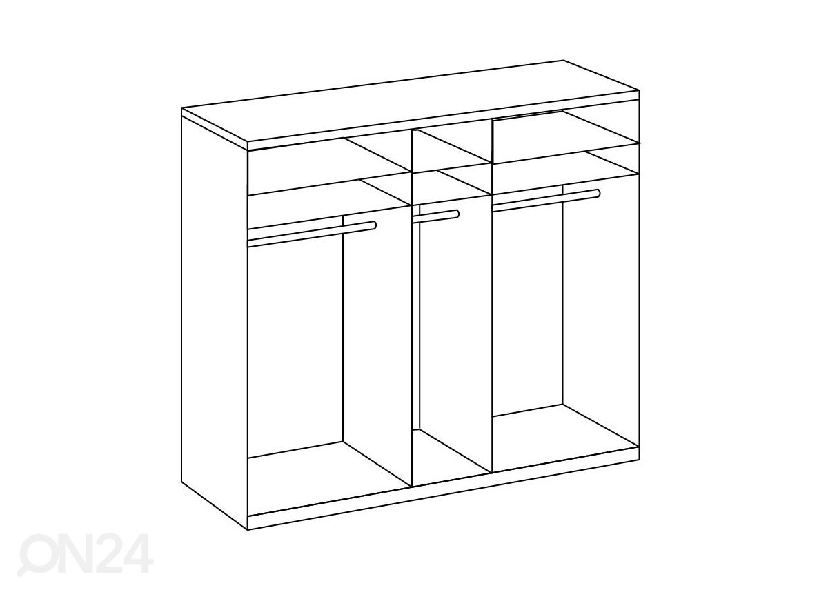 Шкаф-купе Portfield h236x250 cm увеличить
