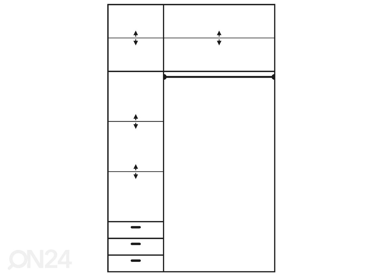 Шкаф-купе Qamma 150 cm увеличить