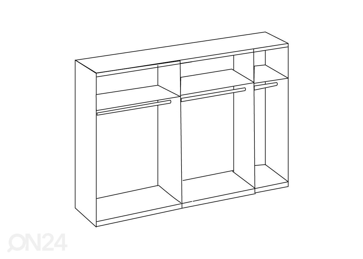 Шкаф-купе Seoul 250 cm увеличить
