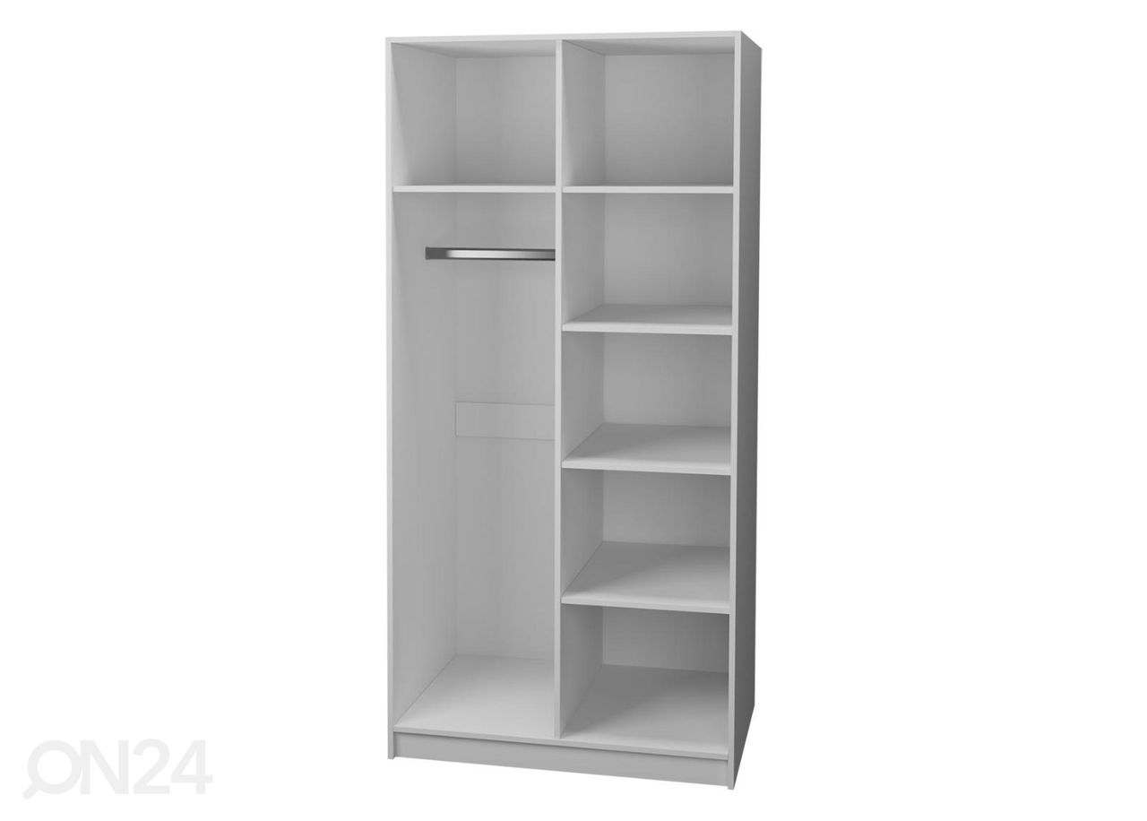 Шкаф платяной 150 cm, белый увеличить
