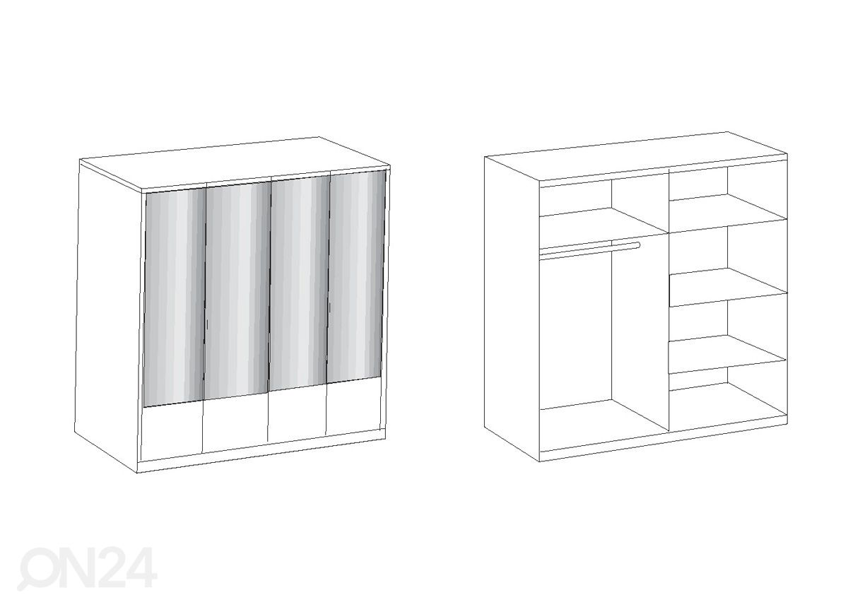 Шкаф платяной Imago 180 cm увеличить