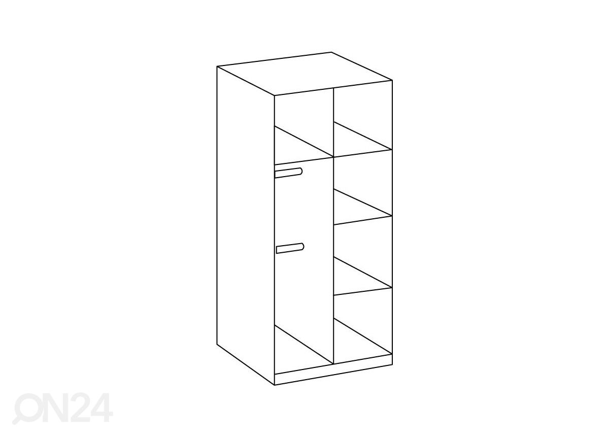 Шкаф платяной Jalta 95 cm увеличить