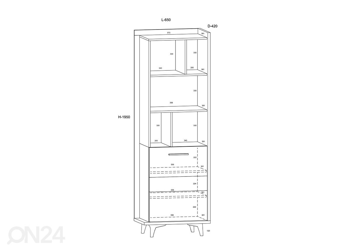 Шкаф-полка Kinsale 65 cm увеличить