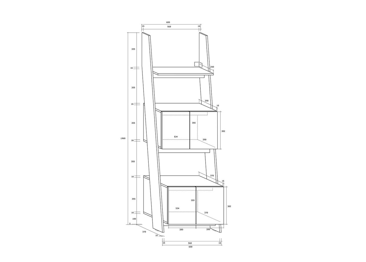 Шкаф-полка Mallow 60 cm увеличить