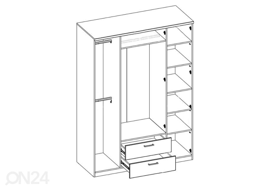 Шкаф Doorset 150 см увеличить