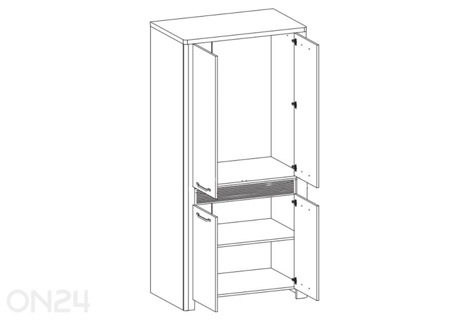 Шкаф Moris 96 см + LED увеличить