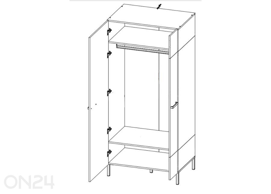 Шкаф Santes 90,2 см увеличить