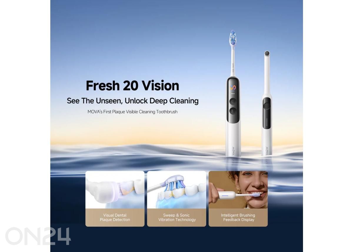 Электрическая зубная щётка MOVA Fresh 20 Vision увеличить