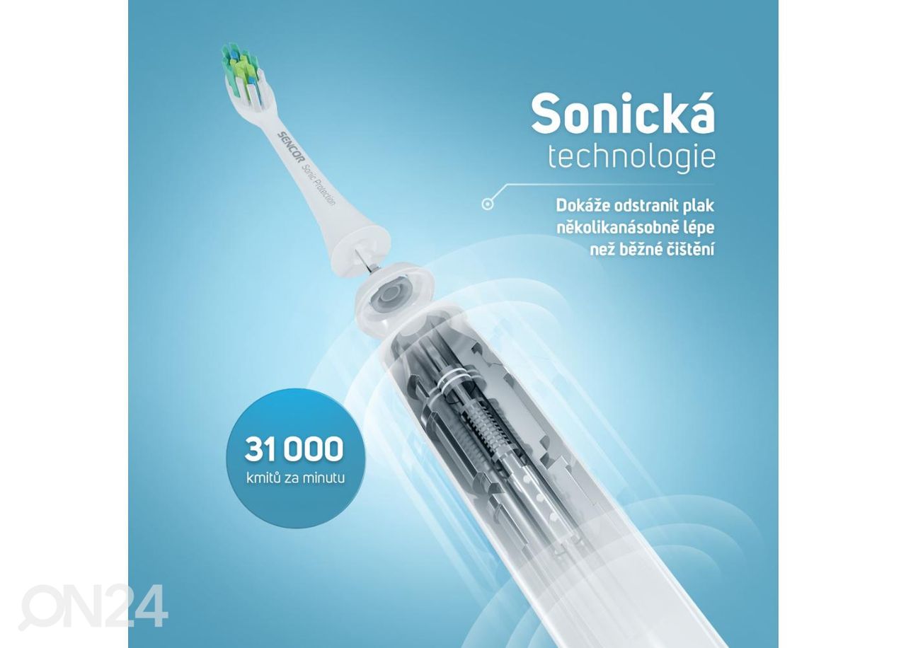 Электрическая зубная щетка Sencor SOC4011GD, золотистый увеличить