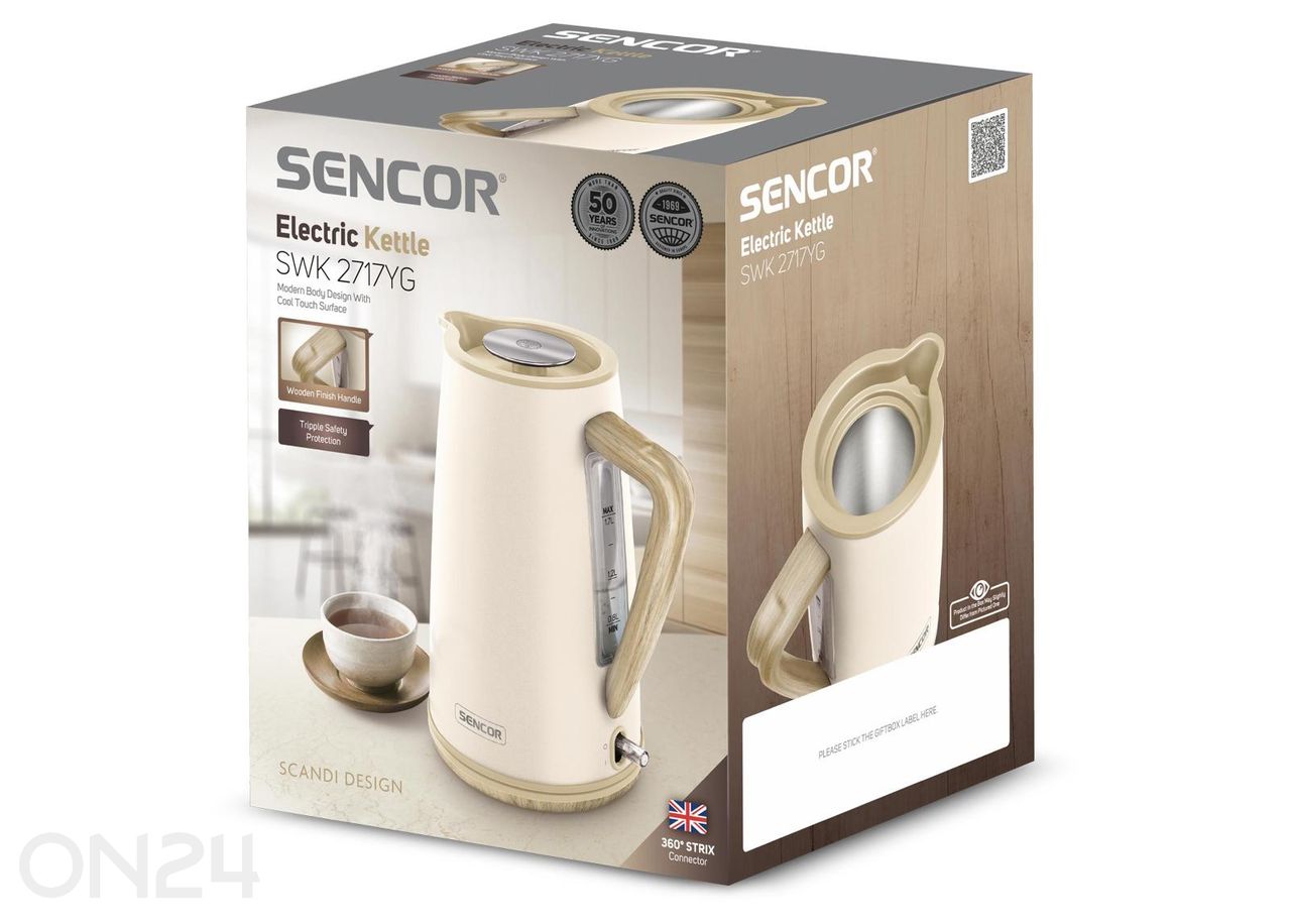 Электрический чайник Sencor SWK2717YG увеличить