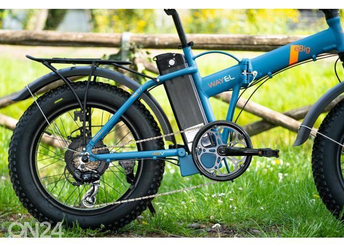 Электровелосипед складной WAYEL eBIG 48V, синий увеличить