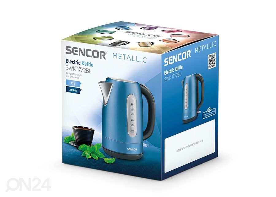 Электрочайник Sencor Metallic 1,7 L SWK1772BL увеличить