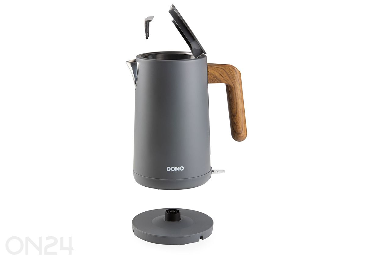 Эмалированный чайник Domo 1,7 л, антрацитовый увеличить