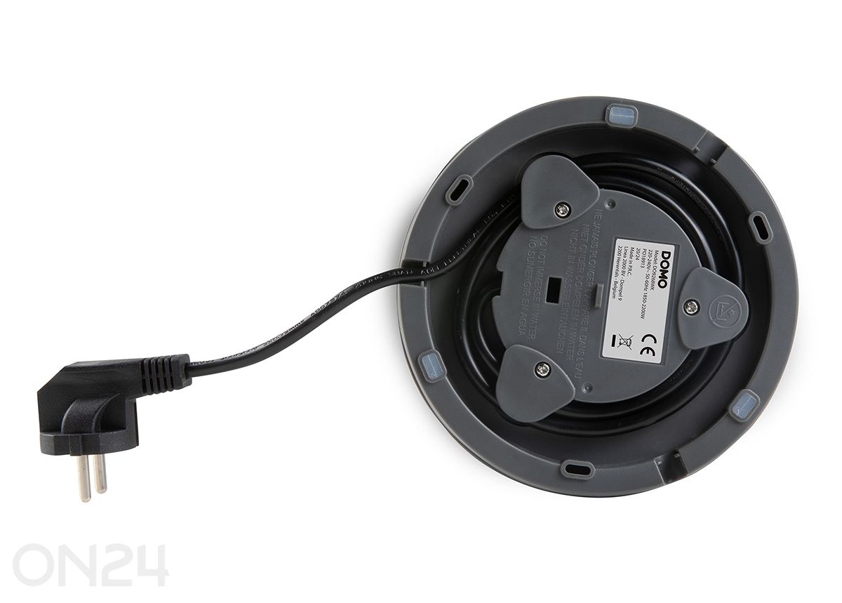 Эмалированный чайник Domo 1,7 л, антрацитовый увеличить