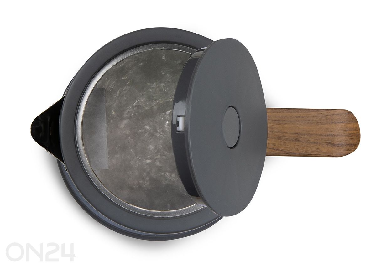 Эмалированный чайник Domo 1,7 л, антрацитовый увеличить