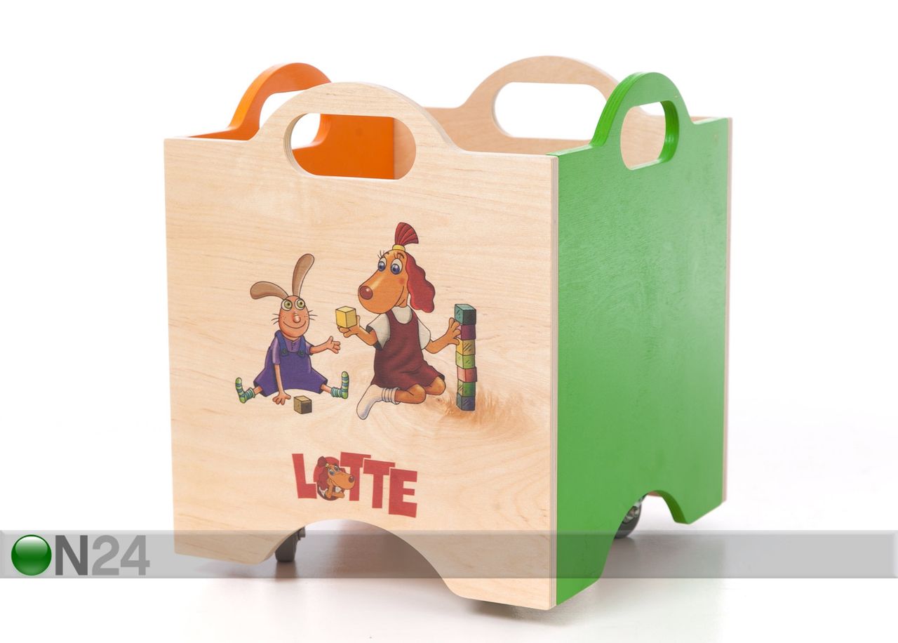 Ящик для игрушек на колёсах Lotte увеличить