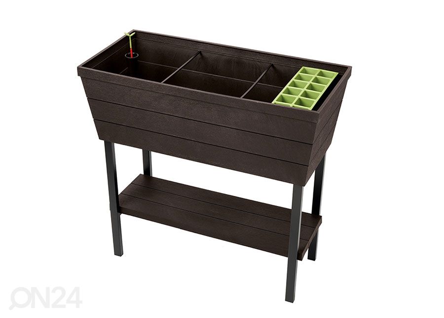 Ящик для растений Keter Urban Bloomer 82x37x78 см, коричневый увеличить