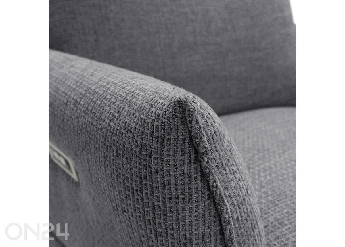 2-местный диван-реклайнер Eleganz 2, тёмно-серый увеличить