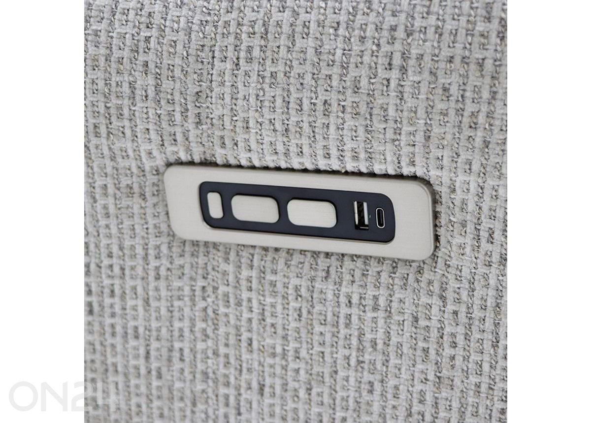 3-местный диван-реклайнер Eleganz 3, светло-серый увеличить