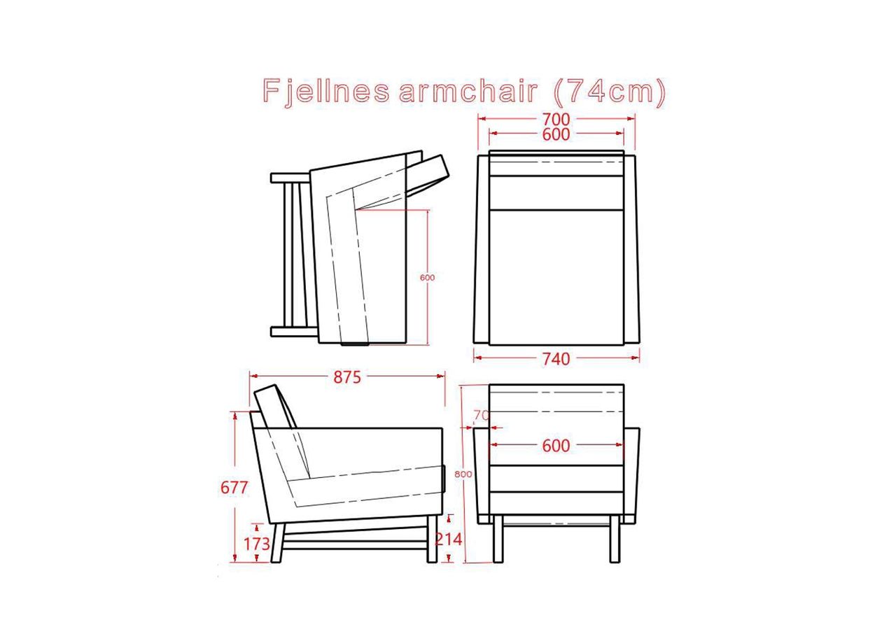 3-местный диван Fjellness увеличить