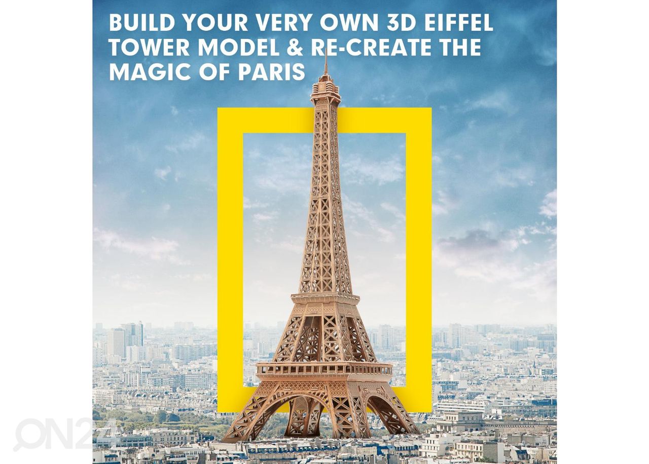 3D пазл Эйфелева башня National Geographic CUBICFUN увеличить