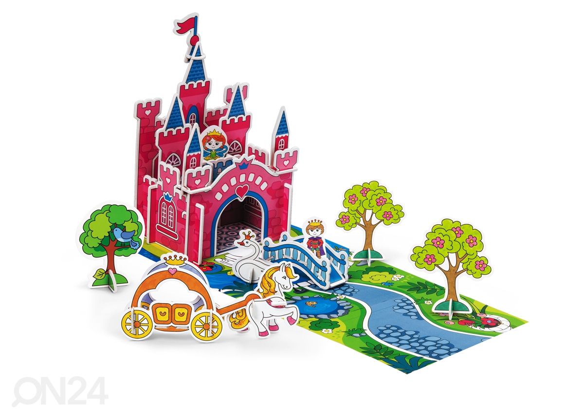 3D puzzle Mystery of Princess Kingdom/Artberry 10 фломастеров + 6 цветных листов увеличить