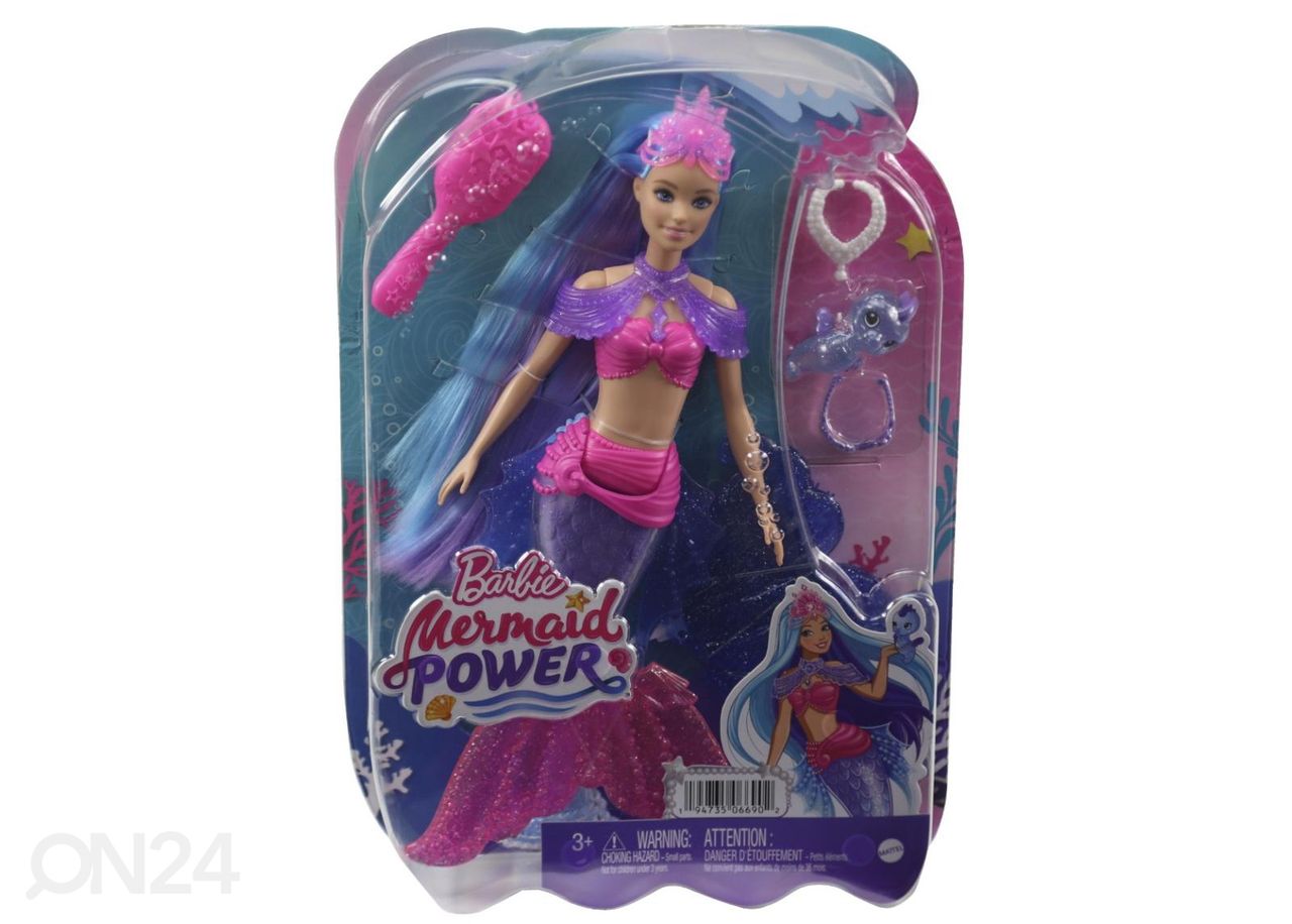 Barbie® Mermaid Power® сияющая кукла русалки увеличить