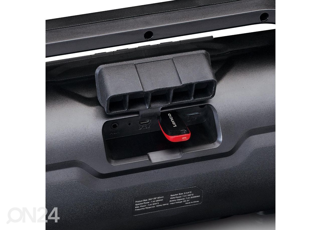 Bluetooth-динамик Lenco SPR070BK увеличить