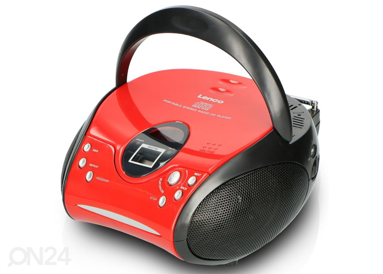 CD-радио Lenco SCD24R, красный и черный увеличить