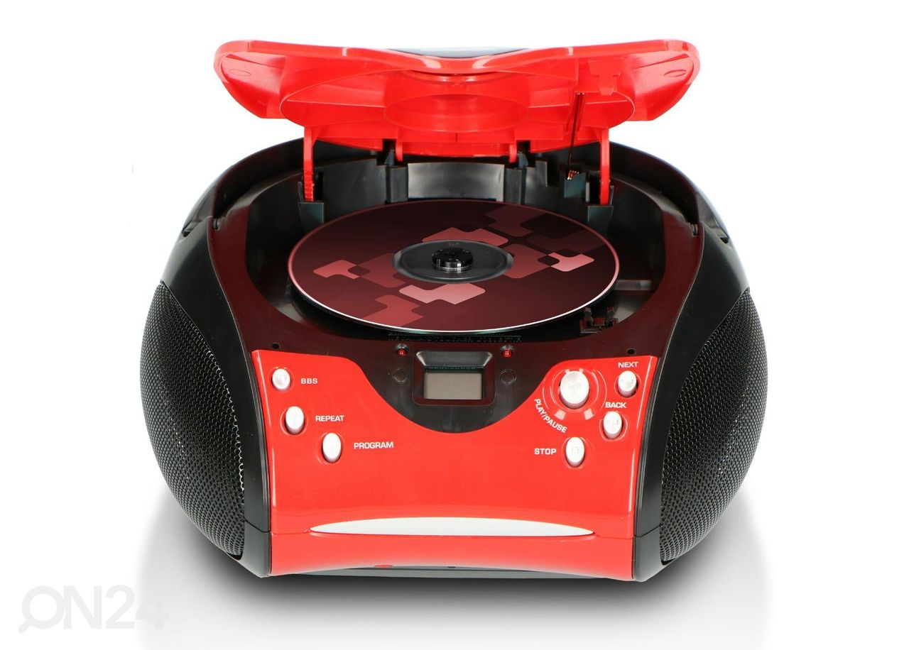 CD-радио Lenco SCD24R, красный и черный увеличить
