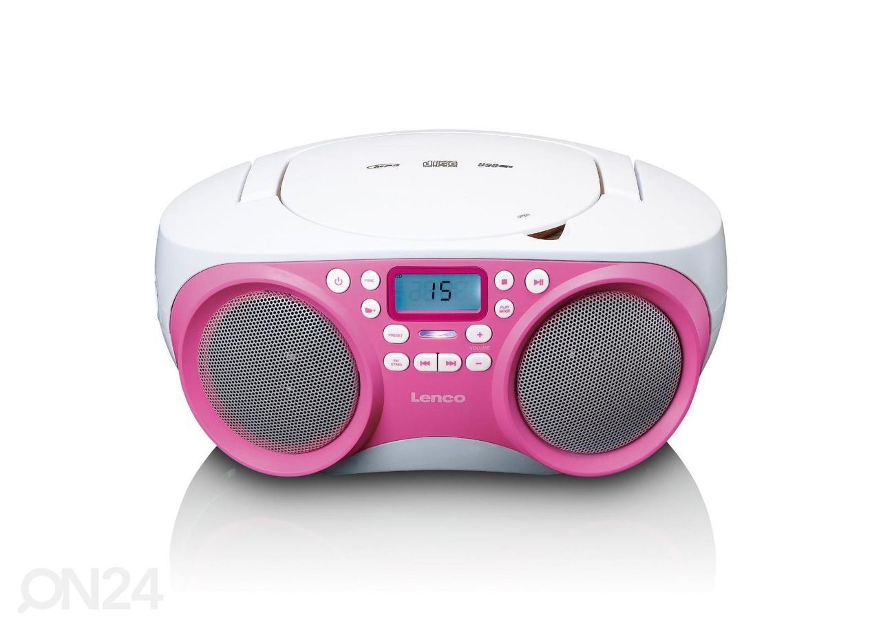CD-радио Lenco SCD301PK, розовый увеличить