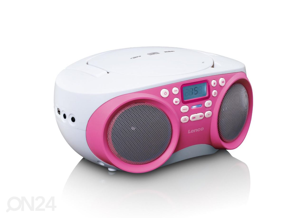 CD-радио Lenco SCD301PK, розовый увеличить