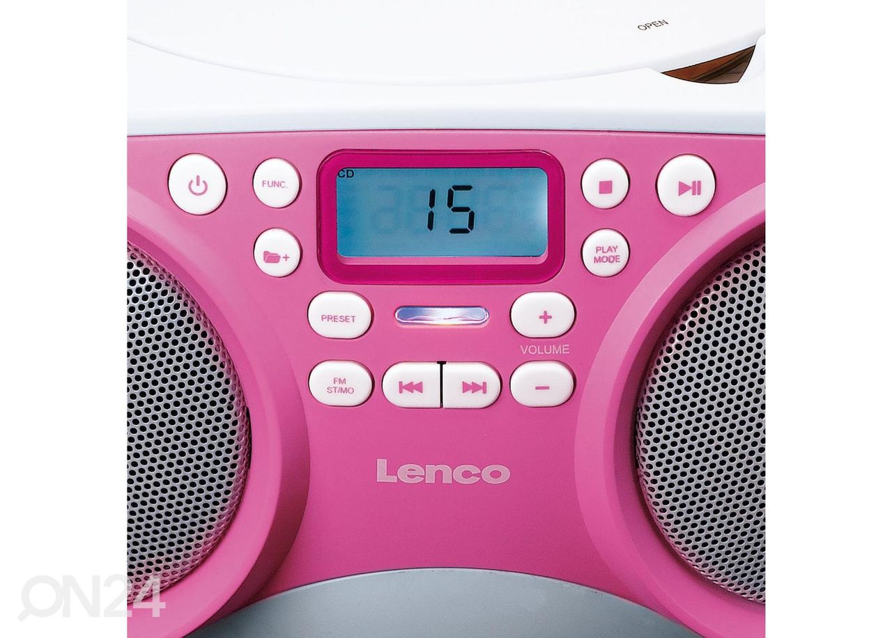 CD-радио Lenco SCD301PK, розовый увеличить