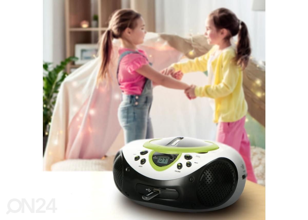 CD-радио Lenco SCD38USBG, зеленое увеличить
