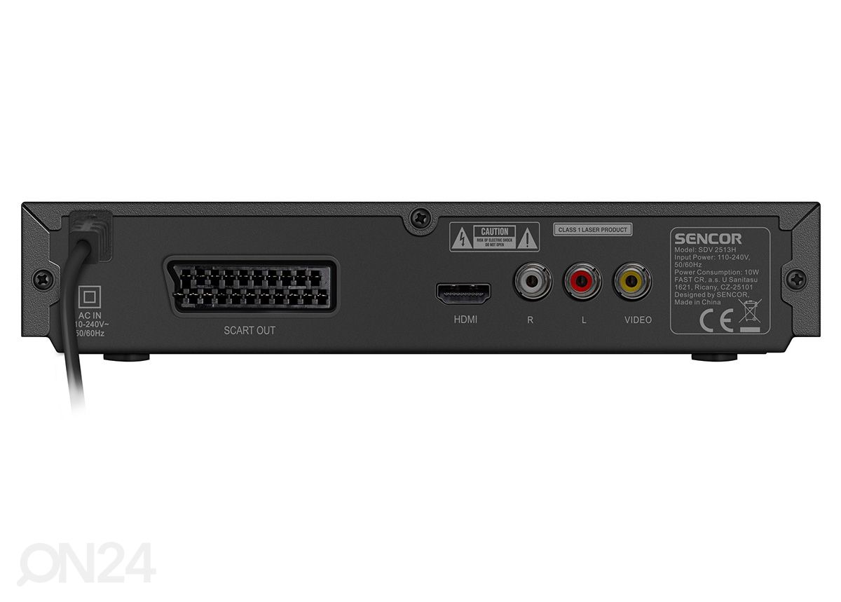 DVD-плеер Sencor SDV2513H увеличить
