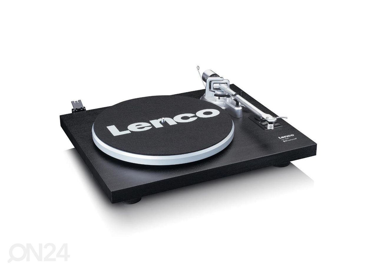 Hi-Fi виниловый проигрыватель с внешними динамиками Lenco LS500BK, черный увеличить