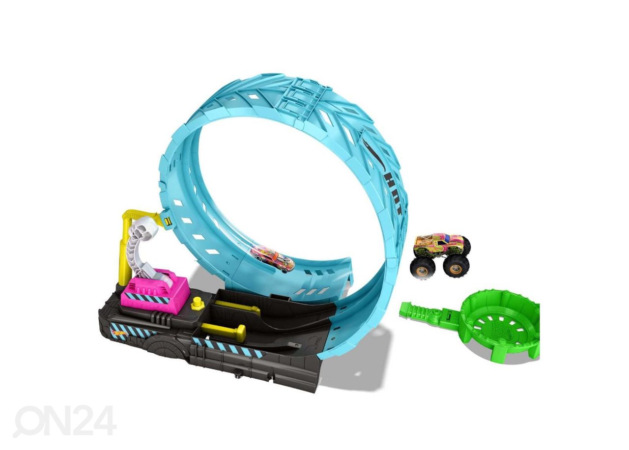 Hot Wheels® Monster Trucks® светящаяся в темноте Мёртвая петля увеличить