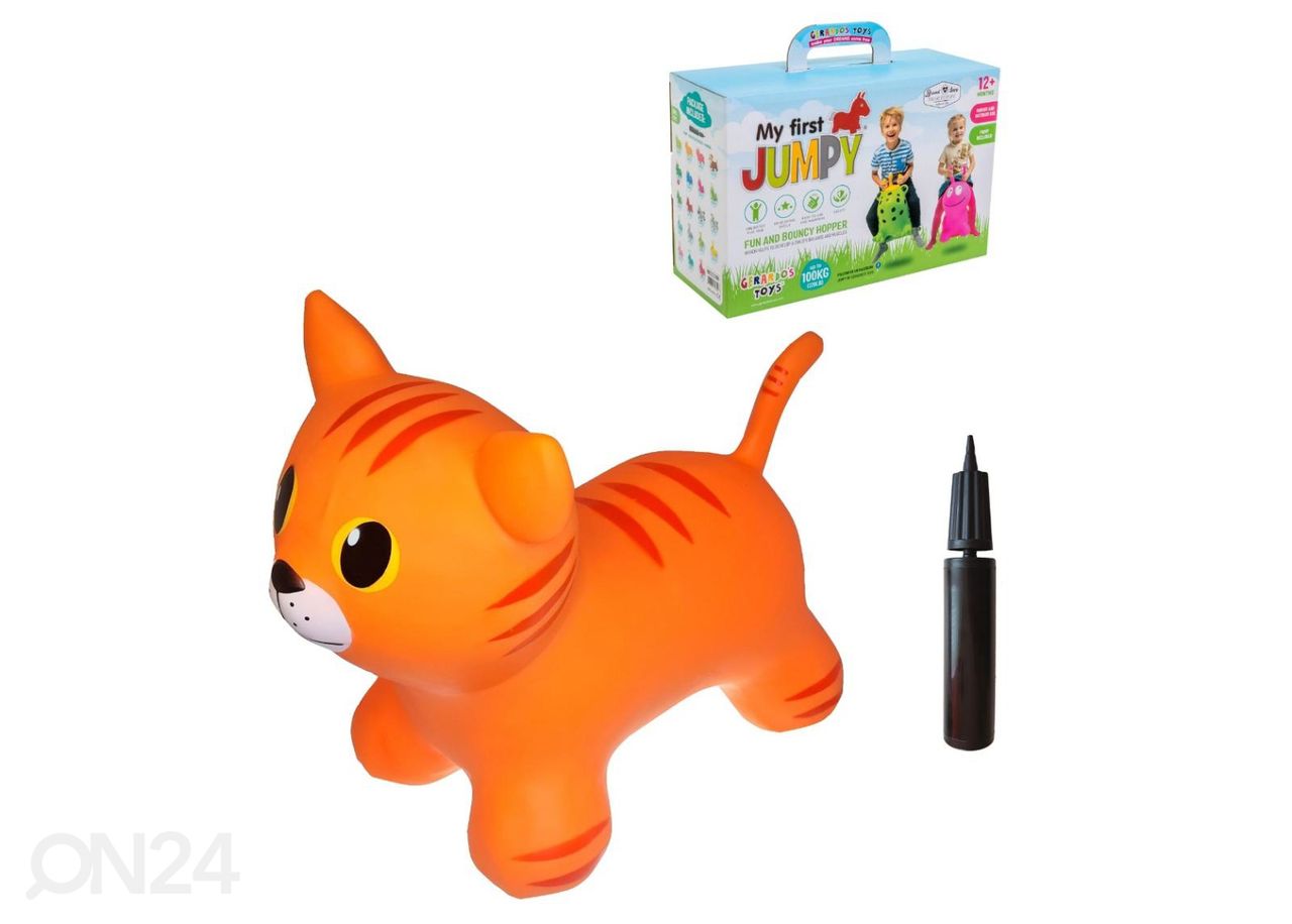 Jumpy прыгающее животное Кот Gerardo's Toys оранжевый увеличить