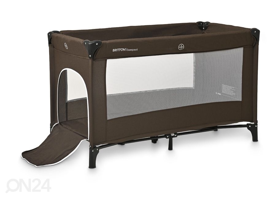 Kровать-манеж Britton Compact, темно-коричневый увеличить