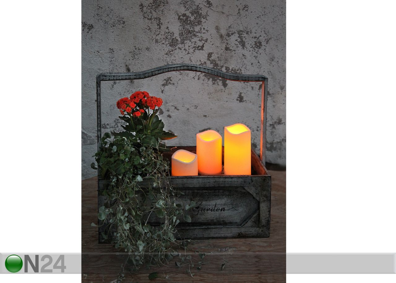 LED свеча с таймером 15cm увеличить