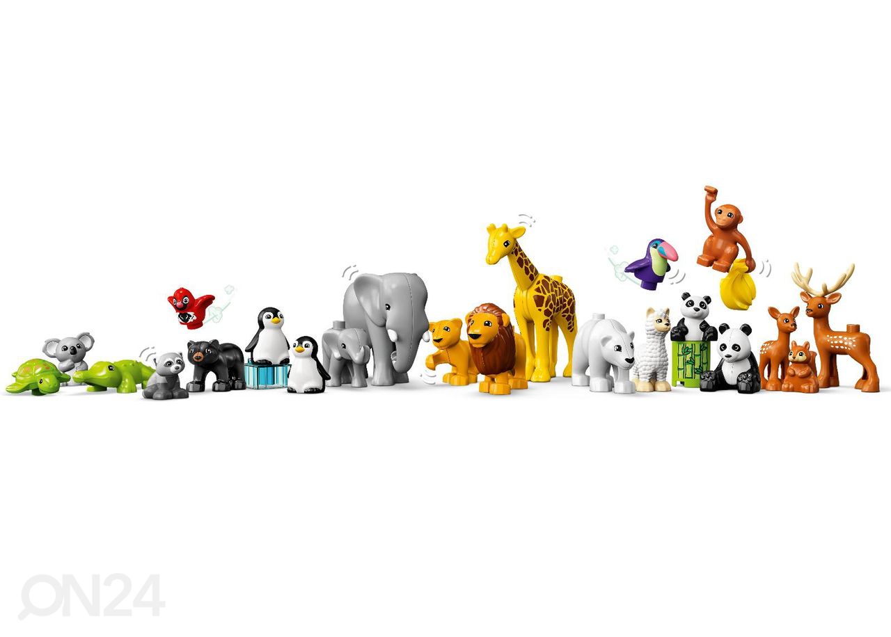 LEGO DUPLO Дикие животные мира увеличить