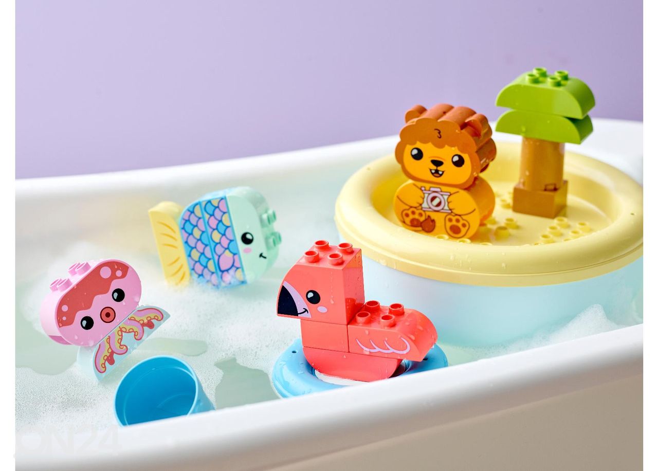LEGO DUPLO игрушка для ванны Плавающий остров животных увеличить