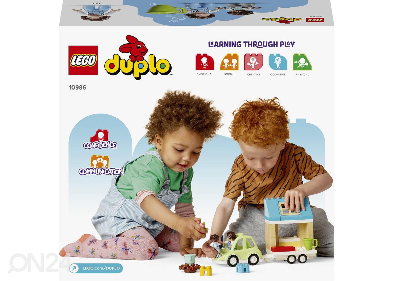 LEGO DUPLO Семейный дом на колесах увеличить