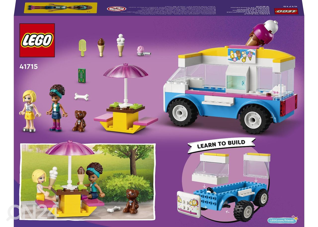 LEGO Friends Грузовик с мороженым увеличить